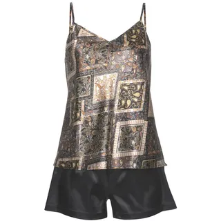 LASCANA Shorty Pyjama-Shorts Schwarz 42