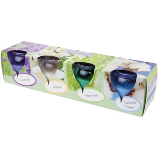 HS Candle Duftkerzen Selection 4 Kerzen Mix Pack Floral Selection)