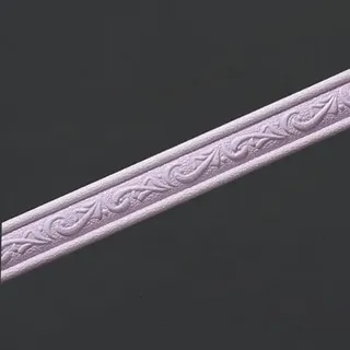 TapetenbordüRe Selbstklebende BordüRe Wand Wohnzimmer Tapeten Fliesenaufkleber Bad Dekoband Selbstklebend helles Lila 4 X 230cm(1pcs)