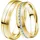 DOOSTI Trauring DOOSTI Schmuck Geschenk Silber 925 Trauring Ehering Partnerring LIEBE Gr gold gelbgoldfarben Fingerringe Damen ohne Zirkonia Silber 925 Sterlingsilber 6mm Trauring wahlweise oder ohne Zirkonia