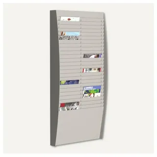 Paperflow Wand-Sortiertafel V 50F A4V2X25.02 DIN A4 50 St. Grau
