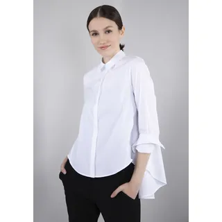 Klassische Bluse IMPERIAL "IMP-C ED4BBE" Gr. XS (34), weiß (1100, bianco) Damen Blusen kurzarm