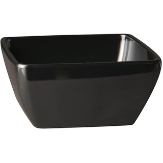 APS 79005 Schale Friendly Bowl, schwarz, hergestellt auf gebrauchtem Plastik, 100% umweltschonend, 19,0 x 19,0 x 9,0 cm