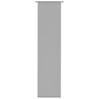 GARDINIA Flächenvorhang Stoff Entry Klettband 60 x 245 cm grau