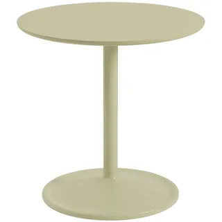 Muuto - Soft Beistelltisch, beige-grün, Ø 48 cm, H 48 cm