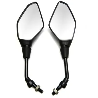 Zaddox Motorradspiegel Motorrad Spiegel mit ECE / Rückspiegel Paar universal # RS1