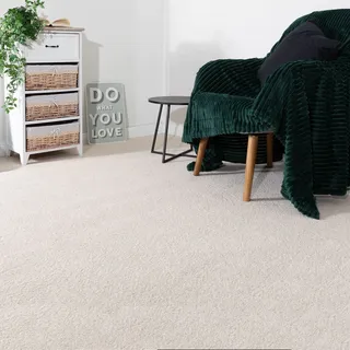 Steffensmeier Teppichboden Ibiza | Auslegware | Kinderzimmer,Wohnzimmer,Schlafzimmer und Jugendzimmer | Creme, Größe: 200x300 cm