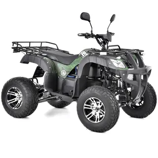Hecht Quad mit Straßenzulassung | Tragkraft bis 223 kg | 45 km/h schnell | HECHT 59399 | 2200 W starker Motor | Straßenzulassung