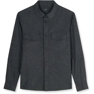 Olymp Hemdjacke Overshirt Blau XL
