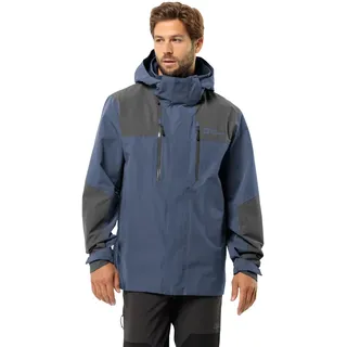 Jack Wolfskin Jasper Regenjacke Herren Dunkelbraun M