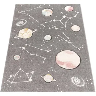 Paco Home Kinderteppich 120 x 170 cm Grau