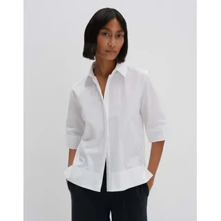 Someday Langarmbluse | Hemdbluse ZARBA Button UP Regular aus Baumwollpopeline White, 36