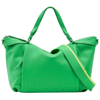 Desigual Shopper Tasche Shopper Schultertasche Bag Half Logo Libia 23SAXP56 grün