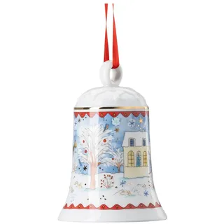 Hutschenreuther Weihnachtsbaumschmuck Weihnachtsglocke Heiligabend - 727412 - von Renáta - Weiß