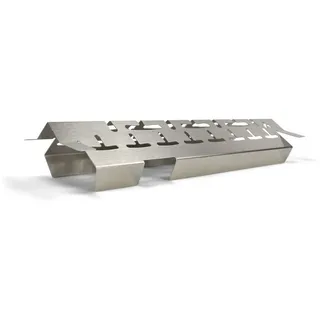Grillrost.com BBQ Grillrost BBQ Brennerabdeckung Turbozone Enders Kansas 3, Made in Germany silberfarben