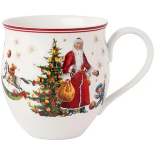Villeroy & Boch Kaffeebecher Toy`s Delight, Mehrfarbig, Keramik, Weihnachten, 440 ml, 13.5x9.5x10 cm, Kaffee & Tee, Tassen, Kaffeebecher