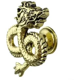 Zinklegierung Drachenförmiger Möbelgriff für Schranktüren und Schubladen, Metallknöpfe für Kindermöbel (Antikgold)