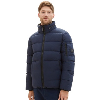 TOM TAILOR Winterjacke Winter Jacke mit Kapuze Warm puffer jacket 6298 in Dunkelblau blau|schwarz M