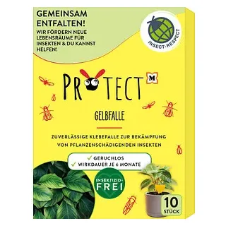 PROTECT Fliegenfänger Gelbfalle gelb, 10 St.