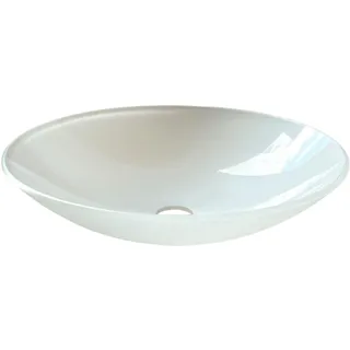 Lampenglas Ersatzschirm satiniert Ø 182 mm Höhe 41 mm weiß Milchglas Optik Loch Ø 21 mm Glas Ersatzglas