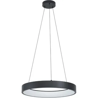 EGLO Marghera-C 1-flg. 60 cm rund schwarz, weiß