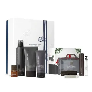 Rituals Pflege-Geschenkset Rituals Homme Pflege und Car Gift Set Bundle, Kombiniertes Homme Pflege und Autoduft Geschenkset weiß