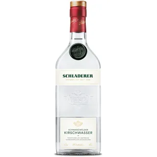 Schladerer Schwarzwälder Kirschwasser - 94 Punkte 2025 Falstaff - edler Obstbrand aus dem Schwarzwald, traditionell aus Schwarzwälder Süßkirschen bester Lagen (1 x 700 ml)