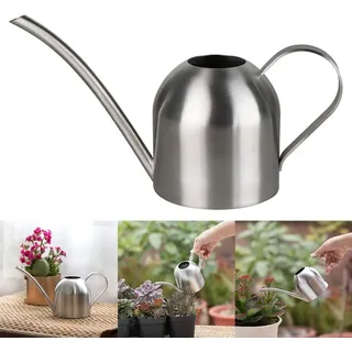Edelstahl Gießkanne 500ml Giesskanne Blumengießkanne Garten Gartengießkanne Blumengießkanne Zimmerpflanzen Rdening Topf Kleine Purling Kann Saftige Innenblume für Die Balkon Gartenarbeit
