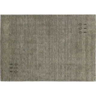 TEPGO Gabbeh-Teppich Tashi hellgrau 140 cm x 200 cm
