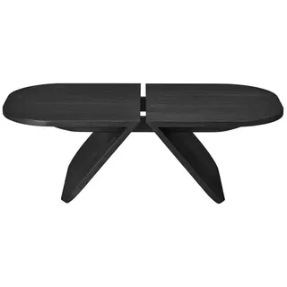 blomus Couchtisch -AVIO- Sofatisch: Abgerundete Formen und symmetrisches Design, Eichenholz, Hochwertig, Modernes Design, Beistelltisch, Hocker, Sofatisch schwarz 100 cm x 31 cm x 54 cm