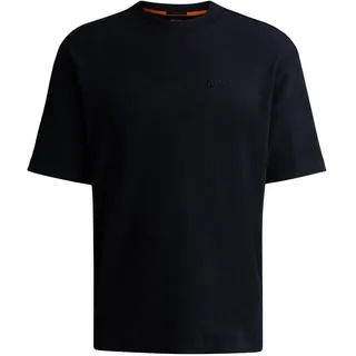T-Shirt BOSS ORANGE "TeeTowel" Gr. XXXL, blau (dark blue404) Herren Shirts T-Shirts mit Rundhalsausschnitt