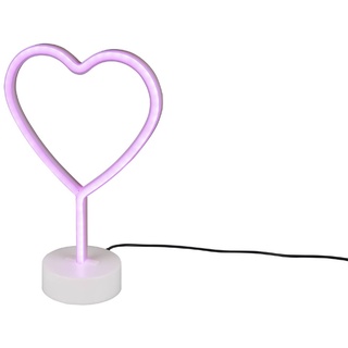 Reality Leuchten LED-Tischleuchte Heart Kunststoff