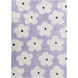 Beliani Kinderteppich Mokhva Hellviolett 140 x 200 cm)