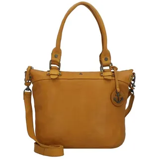 Harbour 2nd Bianca Shopper Baumwolle/Leder Mustard