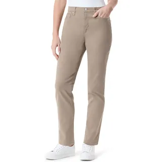 Gloria Vanderbilt Damen Amanda Classic High Rise Tapered Petite Jeans, haselnussbraun, 42 - 42 Petite