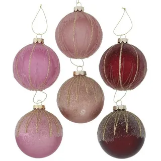 BOLTZE Weihnachtsbaumkugel Philina Weihnachtskugel sortiert 8 cm (1 Stück)