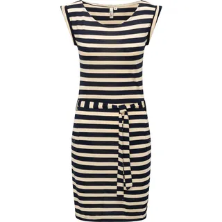Ragwear Sommerkleid Minikleid Gestreift Blau 44