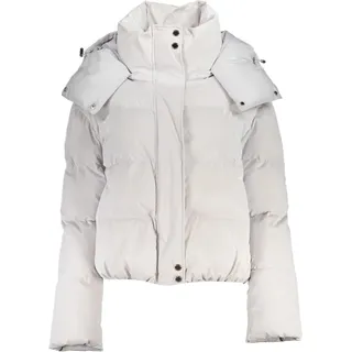 Patrizia Pepe Elegante Damenjacke in Weiß mit Kapuze und praktischen Taschen - Weiß - 40