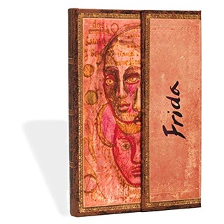 Paperblanks,PB8621,Notizbuch AA8mit Lesebändchen& Innentasche |Frida Kahlo, Ein Doppelporträt |Mini (140 x 100 mm) | 176 Seiten | Liniert