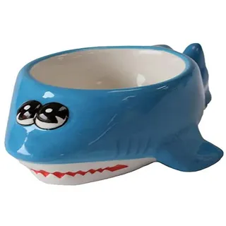Crockery Critters Eierbecher - Haifisch von Deluxebase. Niedliche tierische Eierbecher aus Keramik für Kinder und Erwachsene