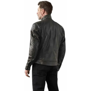 Belstaff Brooklands Lederjacke - Antique Black - S