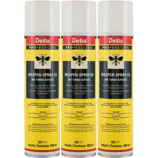 Detia - Wespen-Spray-Ex - 3x 400 ml