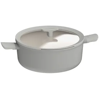 Berghoff Leo Balance großer Kochtopf (24x14 cm) - Topf induktion - Suppentopf mit Deckel - Topf groß - Non Stick Pot - Moonmist