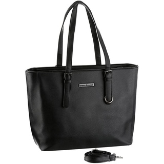 Shopper BRUNO BANANI Gr. B/H/T: 42 cm x 26 cm x 16 cm, schwarz Damen Taschen Handtaschen mit Reißverschluss Rückfach