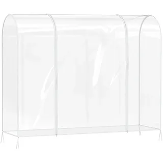 Baoblaze Transparente Kleiderständer-Abdeckung, wasserdichte Kleiderständer-Abdeckung für Schlafzimmer, Kleider, Mäntel, 200cmx50cmx150cm