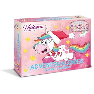 CRAZE UNICORN - Einhorn Adventskalender Kinder, Spielzeug Adventskalender Mädchen mit Einhorn Spielzeug & Zubehör
