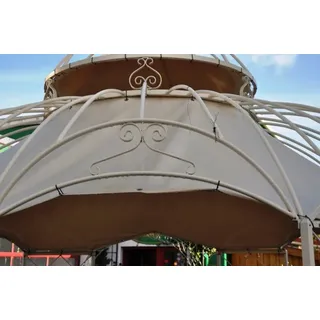 Dachplane für unseren Pavillon Romantik aus Metall Gartenpavillon Dach LKW-Plane