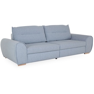 SANSIBAR Living Sofa Megasofa SANSIBAR OSTEEL BHT 270x72x105 cm Bigsofa Couch Riesensofa blau