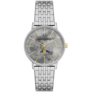 Armani Exchange AX5585 LOLA Uhr Damenuhr Edelstahl silber