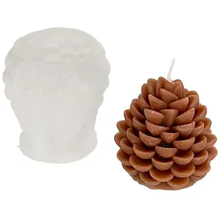 buttinette Silikon Kerzengießform "Tannenzapfen"